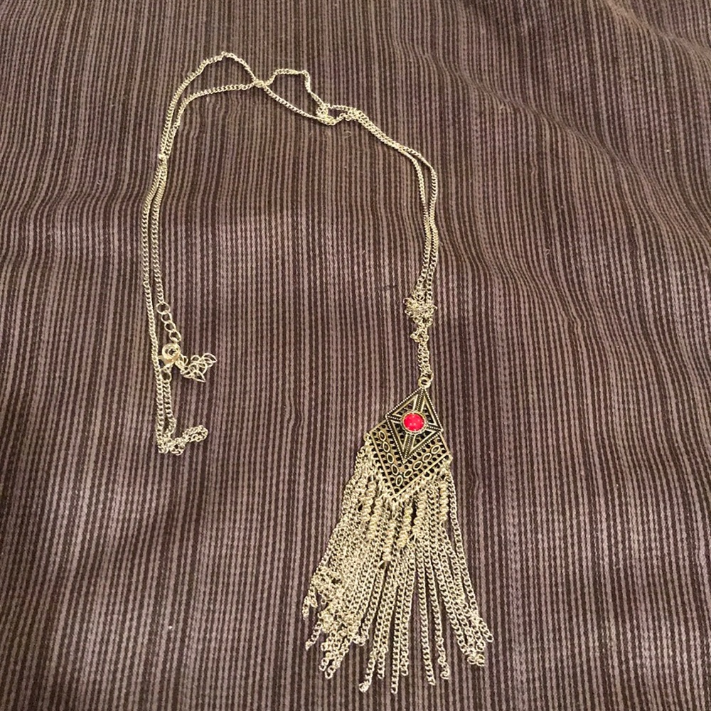 Geometric necklace